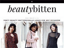 Tablet Screenshot of beautybitten.com